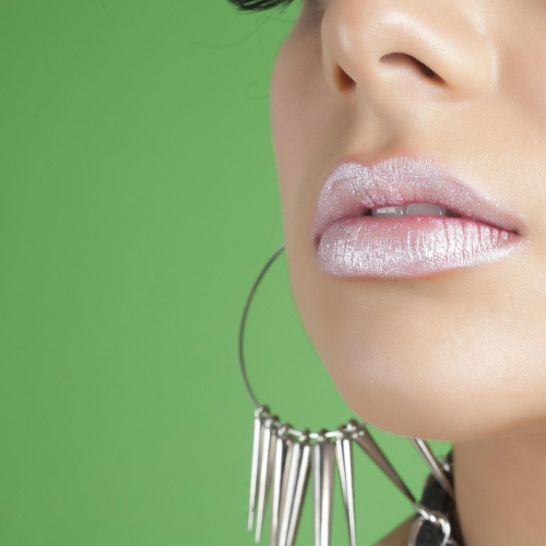 Iridescent Shell Drop Earrings